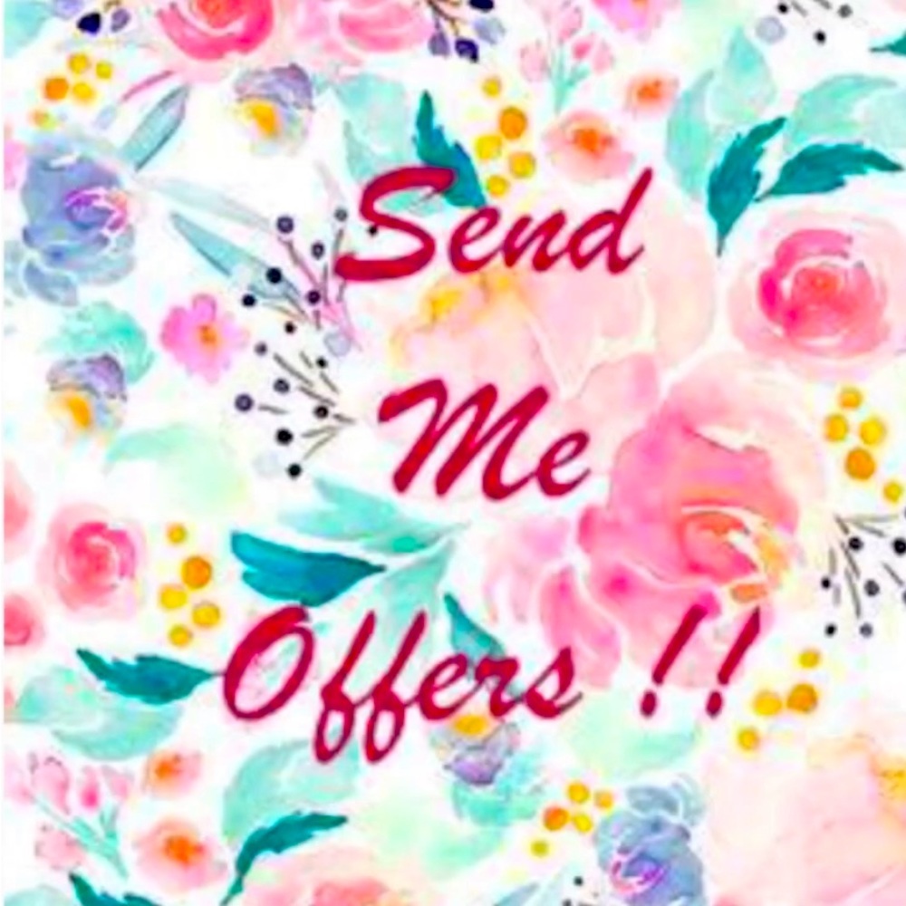 Send me offers &  bundle to combine shipping 🌸